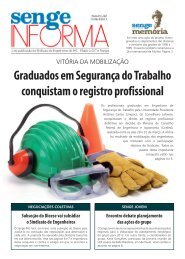 Graduados em SeguranÃ§a do Trabalho conquistam o ... - Senge-MG