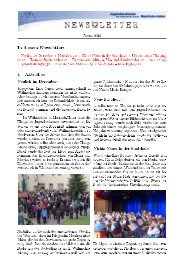 Newsletter 01/2015