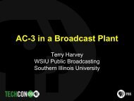 Dolby AC-3 in a Broadcast Plant - PBS