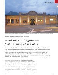 AnaCapri in Lugano - Ristorante AnaCapri
