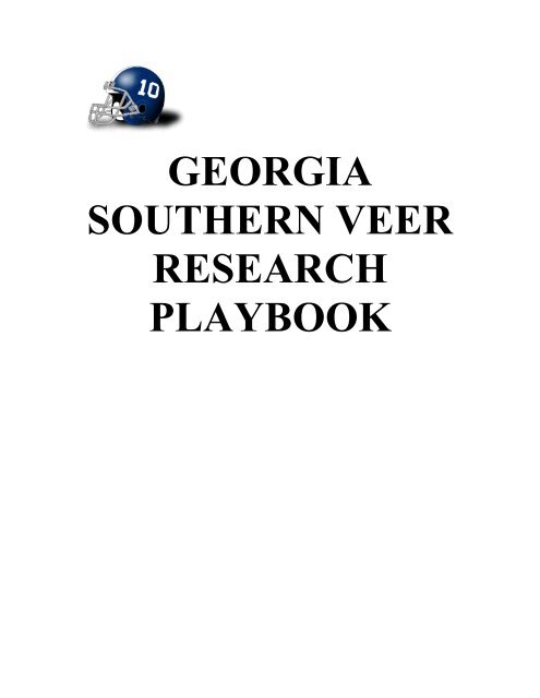 Georgia Southern Veer PDF - Gregory Double Wing