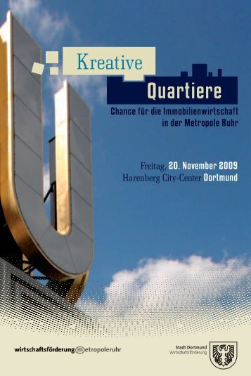 Flyer "Kreative Quartiere" - WirtschaftsfÃ¶rderung Dortmund