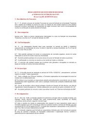 regulamento concurso de receitas - Universidade Tiradentes