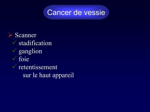 Imagerie en urologie: conduite Ã  tenir devant une image kystique