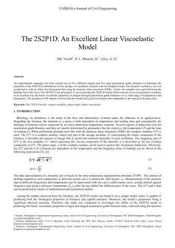 The 2S2P1D: An Excellent Linear Viscoelastic Model
