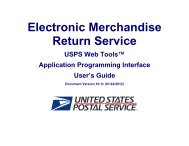 Electronic Merchandise Return Service