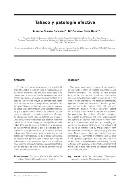 MonografÃ­a Tabaco - Plan Nacional sobre drogas