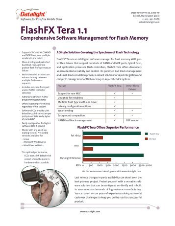 FlashFX Tera 1.1 Comprehensive Software Management ... - Bsquare