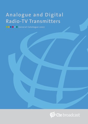 Analogue and Digital Radio-TV Transmitters - Alan