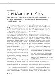 Drei Monate in Paris - Site allemand de l'académie de Versailles