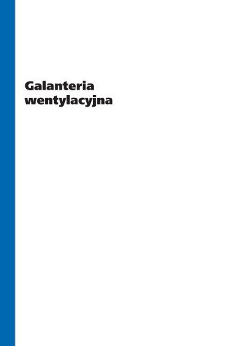 Galanteria wentylacyjna - Alnor