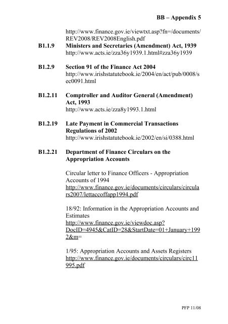 Section B â The Financial Framework - Government Accounting