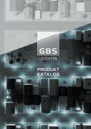 GBS Leuchten Katalog 2011