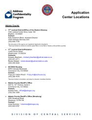Application Center Locations - Users.frii.com