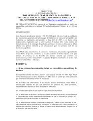 âPOR MEDIO DEL CUAL SE ADOPTA LA POLÃTICA ... - Urrao