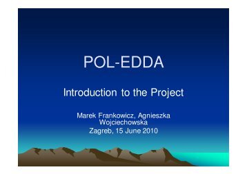 (Microsoft PowerPoint - POL-EDDA_presentation2.ppt [tryb zgodno ...