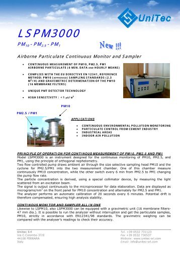 LSPM3000 - ECM ECO Monitoring