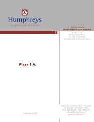 Plaza S.A. - Humphreys