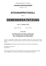 Gemeinderatssitzungsprotokoll 2012.10.17 - St. Marein bei Knittelfeld