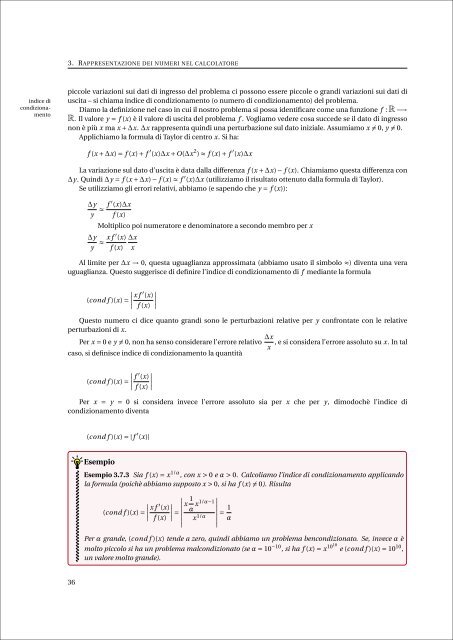 Appunti di Calcolo Numerico - Esercizi e Dispense - Università degli ...