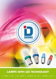 LAMPS WITH LED TECHNOLOGY - Domo