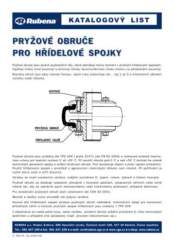 pryžové obruče pro hřídelové spojky pryžové obruče pro hřídelové ...