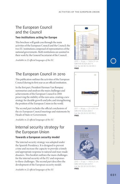 Key publications of the European Union - Europa