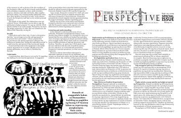 Download The UPLB Perspective in PDF format - Arkibong Bayan