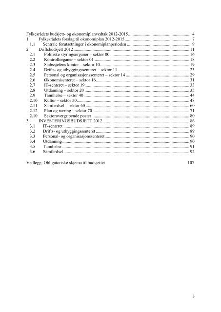 Budsjett for 2012 - Troms fylkeskommune