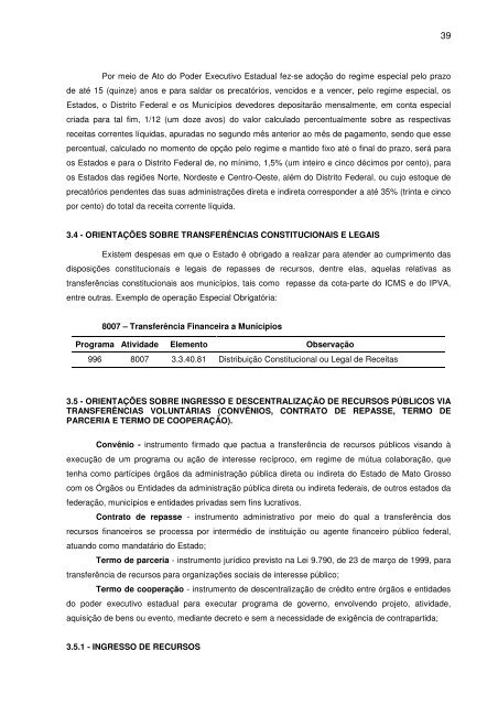 Manual PTA/LOA 2012 - seplan / mt - Governo do Estado de Mato ...