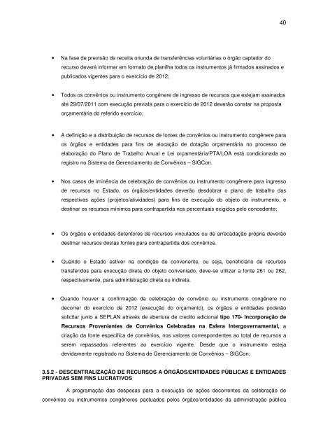 Manual PTA/LOA 2012 - seplan / mt - Governo do Estado de Mato ...