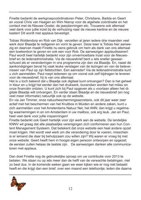 Blaadje 2013/2 - KNNV Vereniging voor Veldbiologie