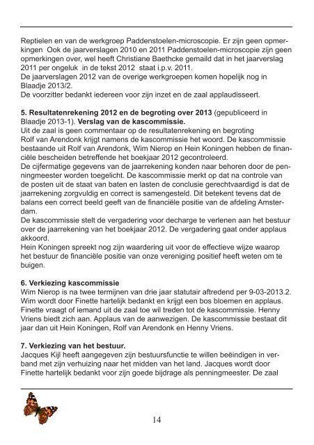 Blaadje 2013/2 - KNNV Vereniging voor Veldbiologie