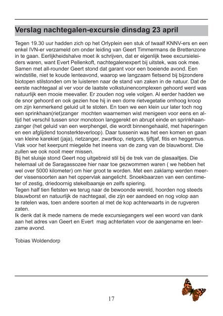 Blaadje 2013/2 - KNNV Vereniging voor Veldbiologie