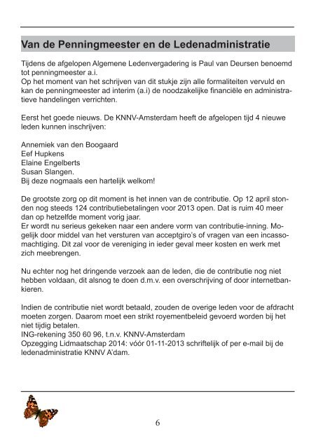 Blaadje 2013/2 - KNNV Vereniging voor Veldbiologie