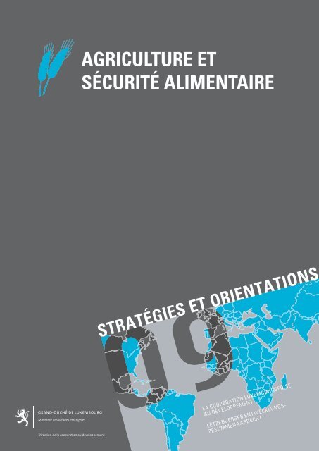 AGRICULTURE ET SÃCURITÃ ALIMENTAIRE