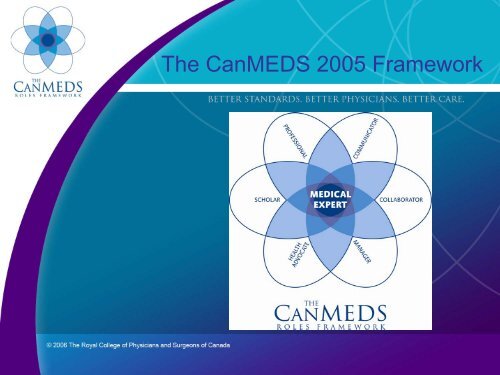 The CanMEDS 2005 Framework - Department of Medical Imaging