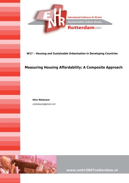 Measuring Housing Affordability: A Composite Approach