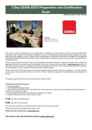 3 Day CEDIA EST3 Preparation and Certification Exam