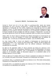 Conrad A. BRUCH - MinistÃ¨re des affaires Ã©trangÃ¨res