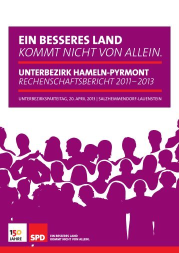 Rechenschaftsbericht 2011-2013 - SPD Hameln-Pyrmont