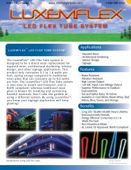 LED FLEX TUBE SYSTEM - Atlanta Light Bulbs