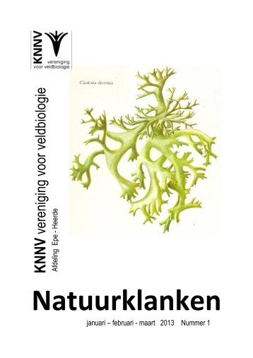 NK 2013 1.pdf - KNNV Vereniging voor Veldbiologie