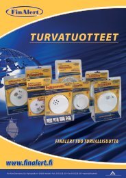 Esite - Tuotteet - Fin-Alert Electronics Oy