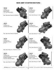 NEW 28MT STARTER MOTORS - API Marine