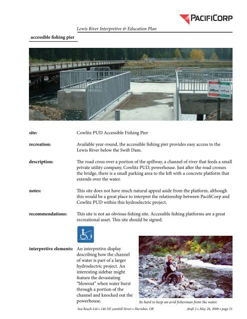 The Lewis River Hydroelectric Projects - PacifiCorp