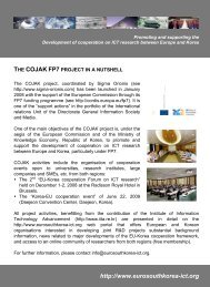 project flyer - EuroSouthKorea-ICT.org