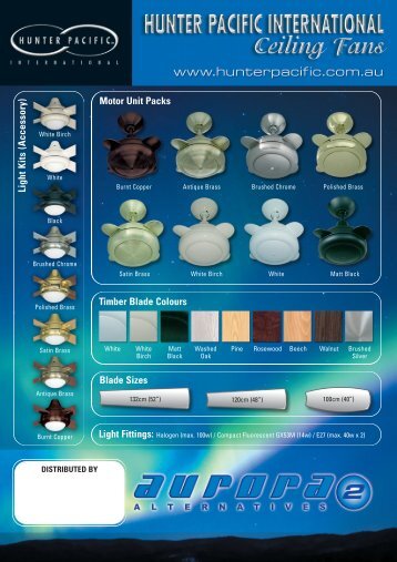 Product Brochure - Hunter Pacific