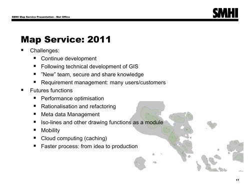 Presentation of SMHI Map Services - Open Geospatial Consortium