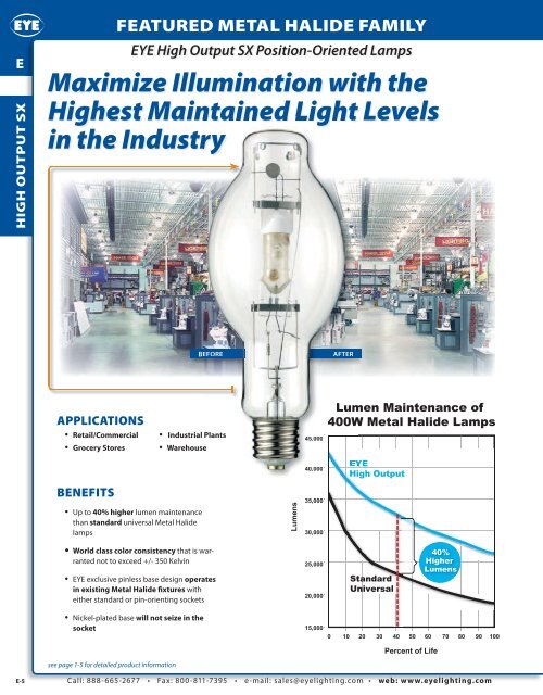 IWASAKI LIGHTING - EYE Lighting International of North America, Inc.